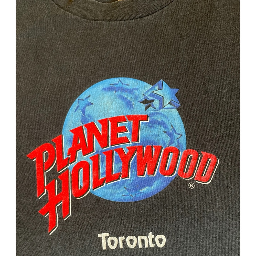 Vintage 1991 Planet Hollywood Toronto T-Shirt - Picture 6 of 7